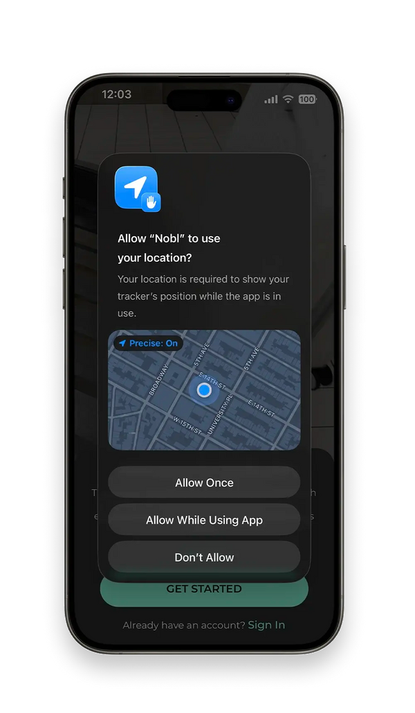 Enable Location Services